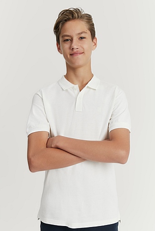 Teen Recycled Cotton Polo Shirt