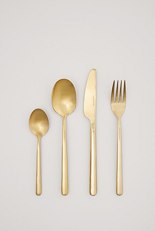 Nolan Soft Gold 16 Piece Cutlery Set