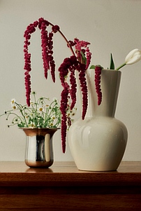 Olinda Short Metallic Vase