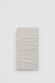 Brae Australian Cotton Stripe King Flat Sheet