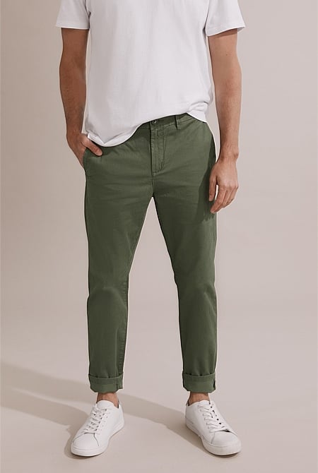 Australian Cotton Tapered Fit Stretch Chino