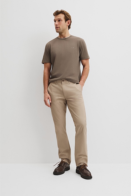 Australian Cotton Standard Fit Stretch Chino