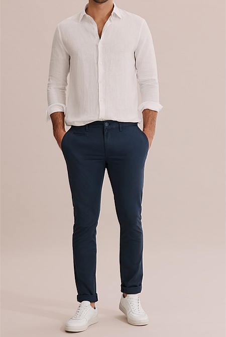 Verified Australian Cotton Slim Fit Stretch Chino