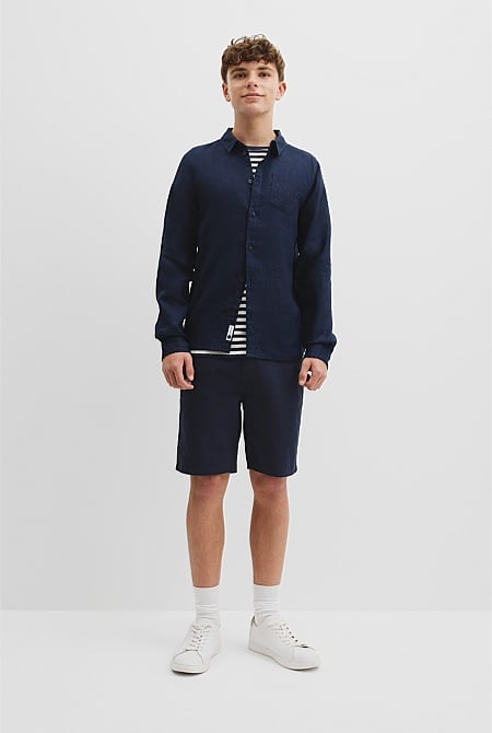 Teen Organically Grown Linen Shirt