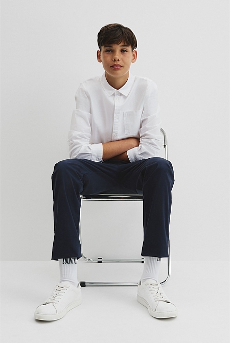 Teen Organically Grown Cotton Oxford Shirt