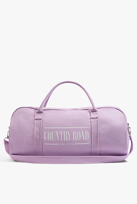 COUNTRY ROAD Print Heritage Shopper/Overnight/Tote/Cabin/Beach Bag