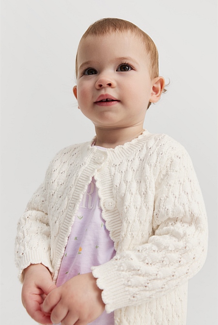 Country road discount baby wool cardigan