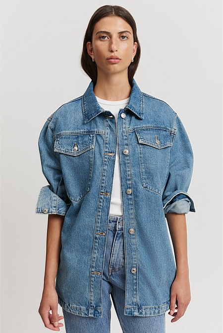 country road oversized denim jacket