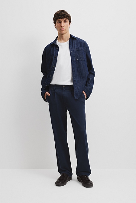 Relaxed Fit Twill Pant