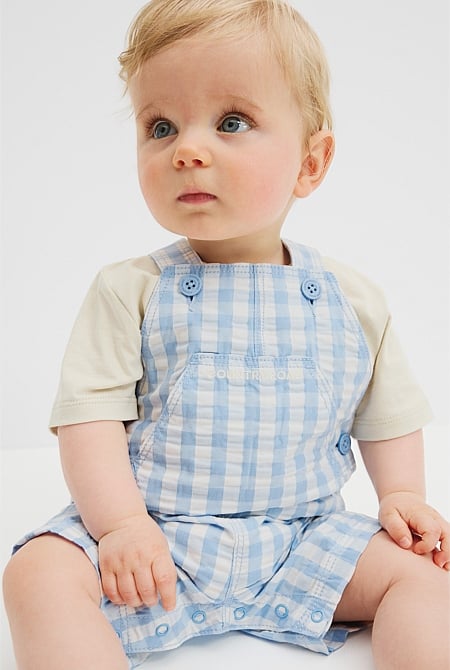 Baby boy fashion overalls australia