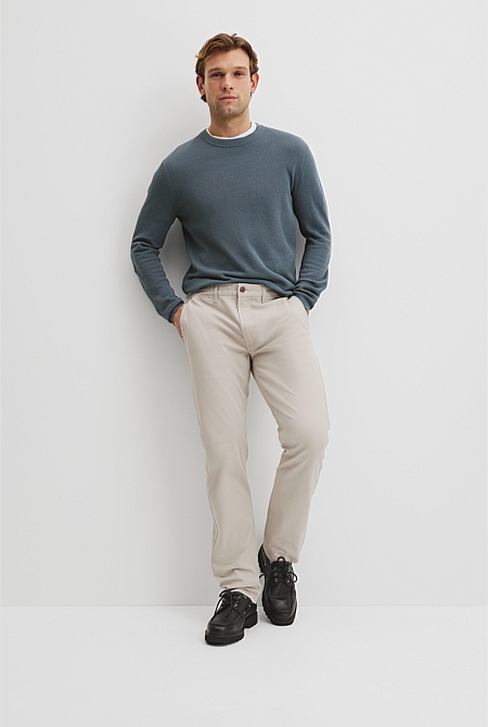 Australian Cotton Standard Fit Stretch Chino