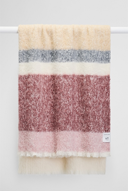 Australian Made CR x Waverly Mills Elia Alpaca Throw