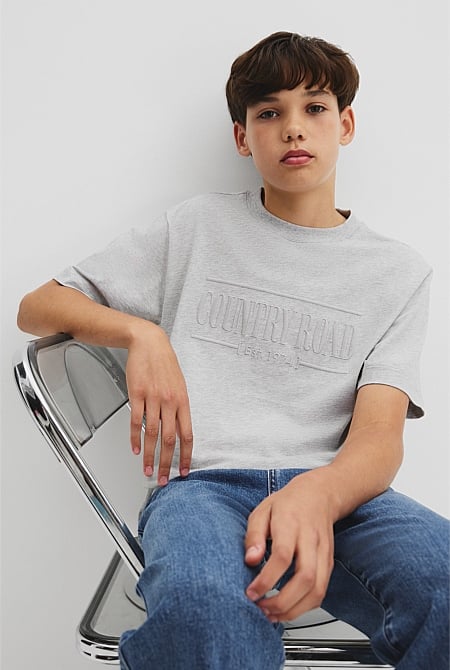 Teen Verified Australian Cotton Heritage Oversized T-Shirt