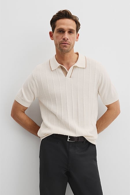 Cotton Wool Tipped Polo