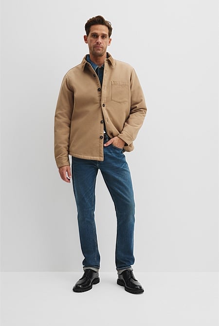 Textured Sherpa Overshirt