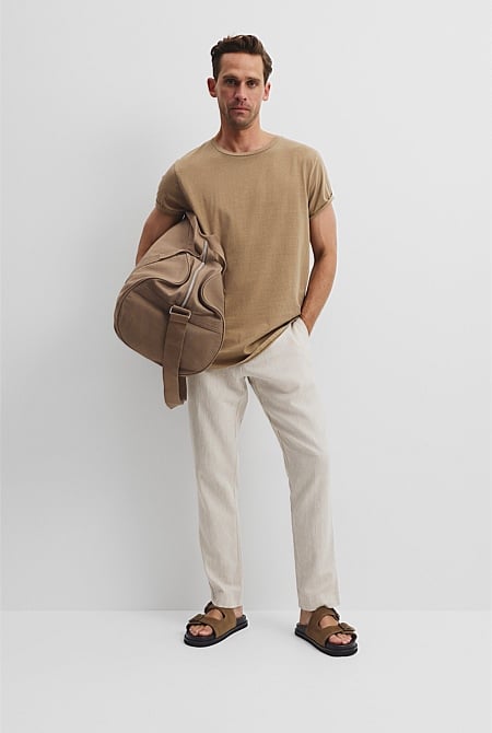 Australian Cotton Longline Garment Dye T-Shirt