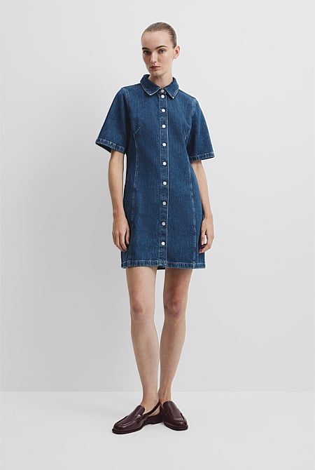 country road denim shirt dress Country Roads Denim Shirt Dress loveyoumore