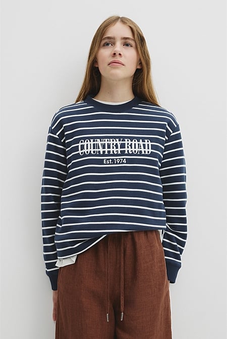 Teen Australian Cotton Relaxed Heritage Sweat