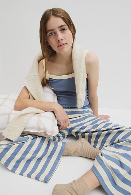Teen Australian Cotton Sleeveless Cami Sleep Set