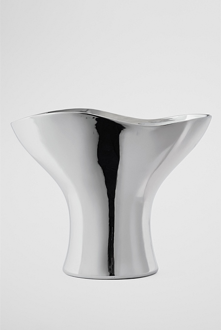 Pela Large Metallic Vase