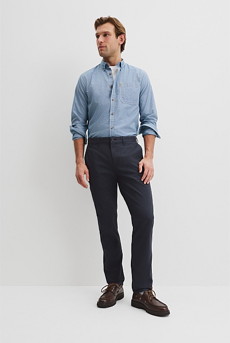 Australian Cotton Tapered Fit Stretch Chino