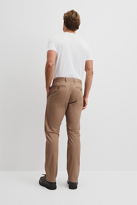 Australian Cotton Tapered Fit Stretch Chino