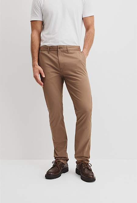 Australian Cotton Slim Fit Stretch Chino