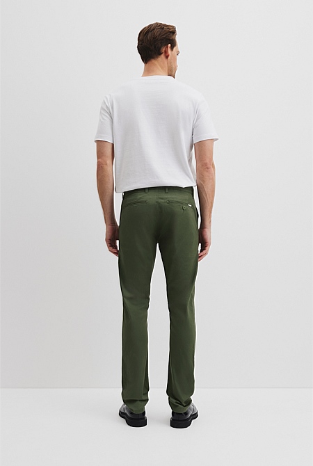 Australian Cotton Slim Fit Stretch Chino