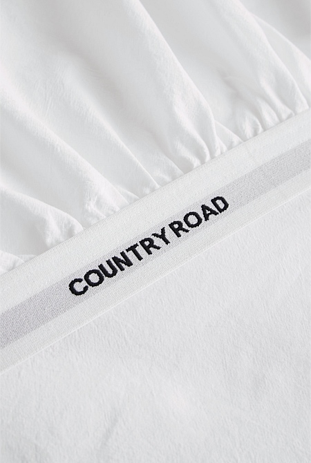Brae Australian Cotton Single Fitted Sheet