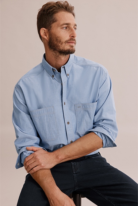 80s Reissue Unisex Chambray Shirt