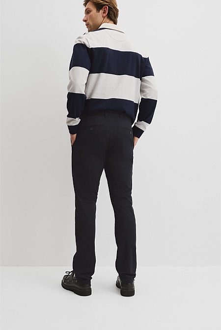 Australian Cotton Slim Fit Stretch Chino