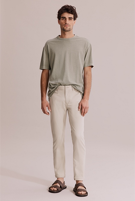 Australian Cotton Slim Fit Stretch Chino