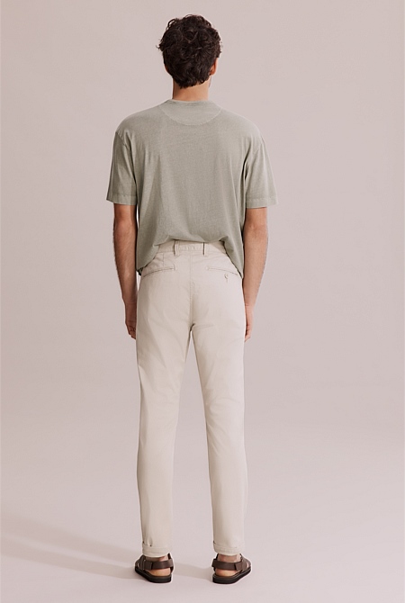 Australian Cotton Slim Fit Stretch Chino