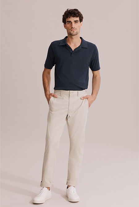 Australian Cotton Standard Fit Stretch Chino