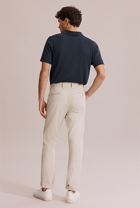 Australian Cotton Standard Fit Stretch Chino