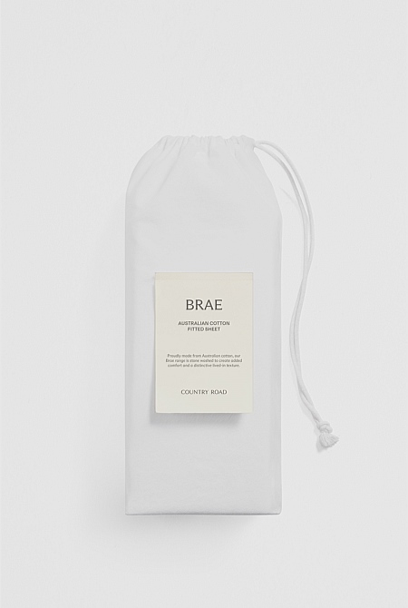 Brae Australian Cotton Queen Fitted Sheet