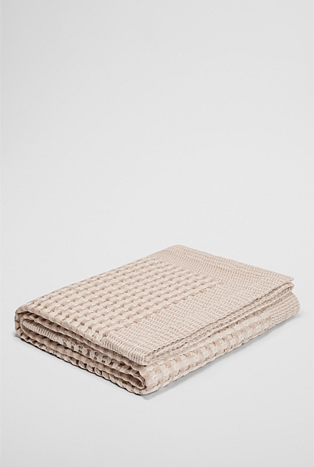 Eden Waffle Throw