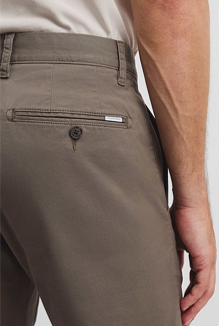 Australian Cotton Standard Fit Stretch Chino