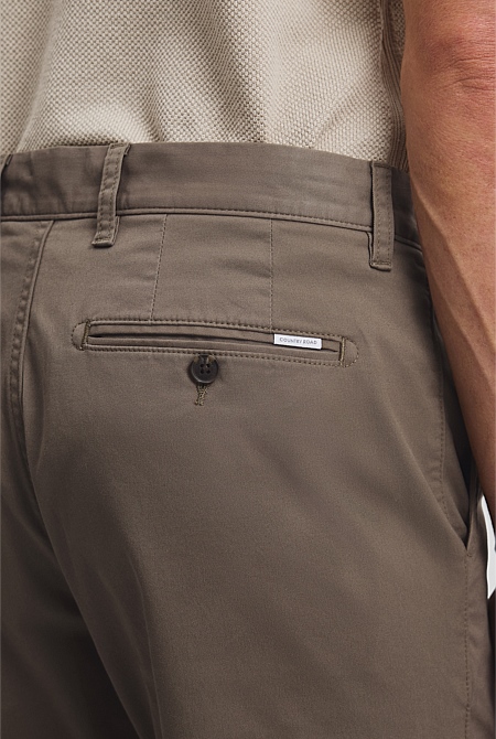 Australian Cotton Tapered Fit Stretch Chino