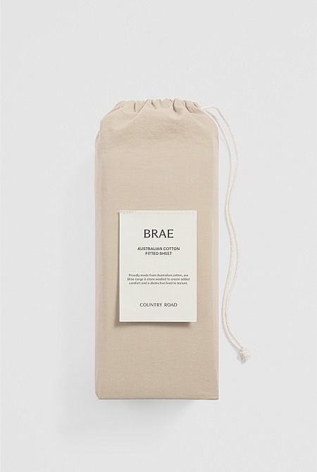 Brae Australian Cotton Queen Fitted Sheet