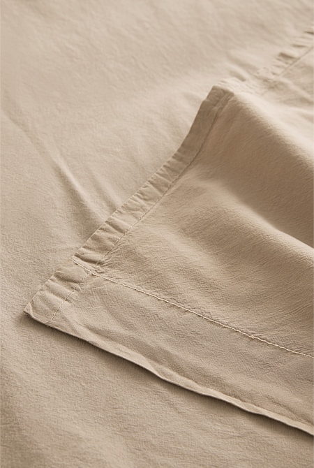 Brae Australian Cotton Queen Flat Sheet
