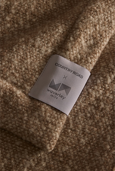 CR x Waverley Australian Made Boucle Throw