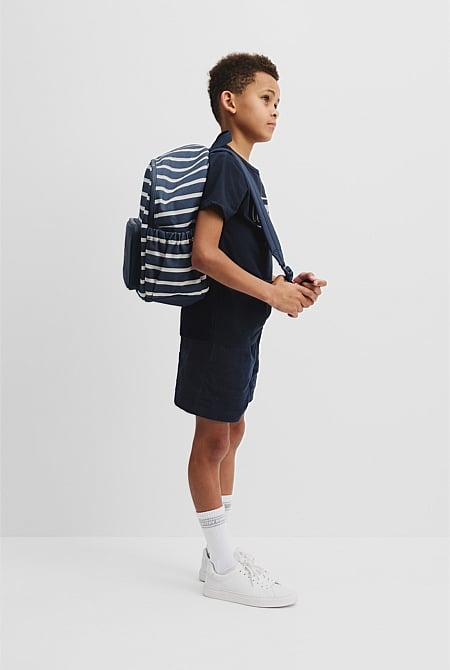 Stripe Backpack