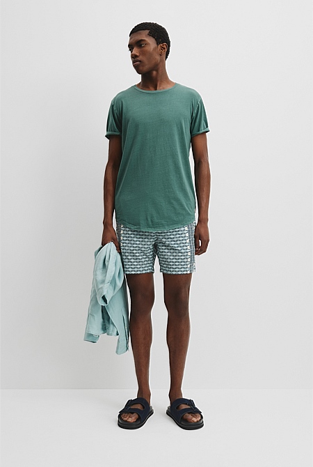 Australian Cotton Longline Garment Dyed T-Shirt