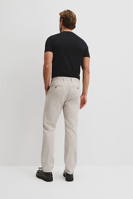 Australian Cotton Tapered Fit Stretch Chino