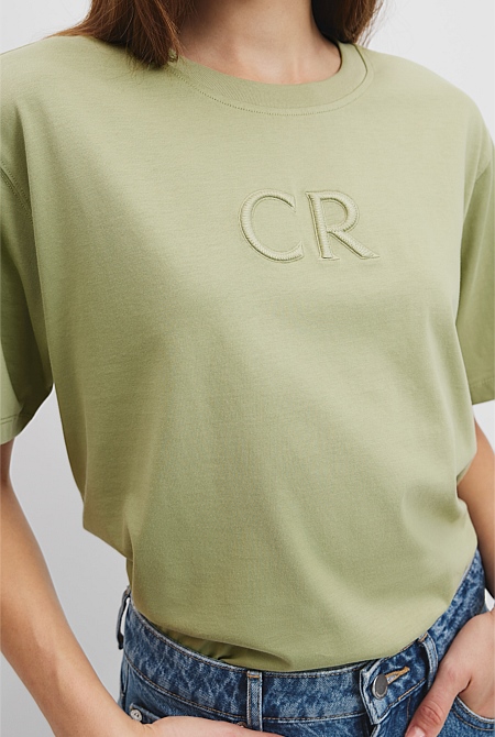 Australian Cotton CR Logo T-Shirt