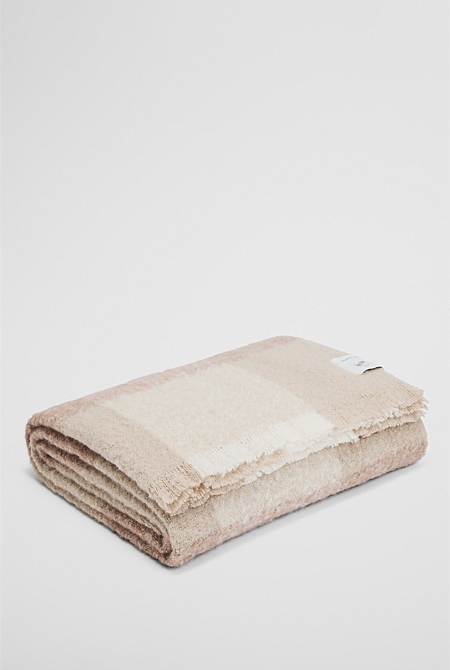 Australian Made CR x Waverley Mills Heath Throw
