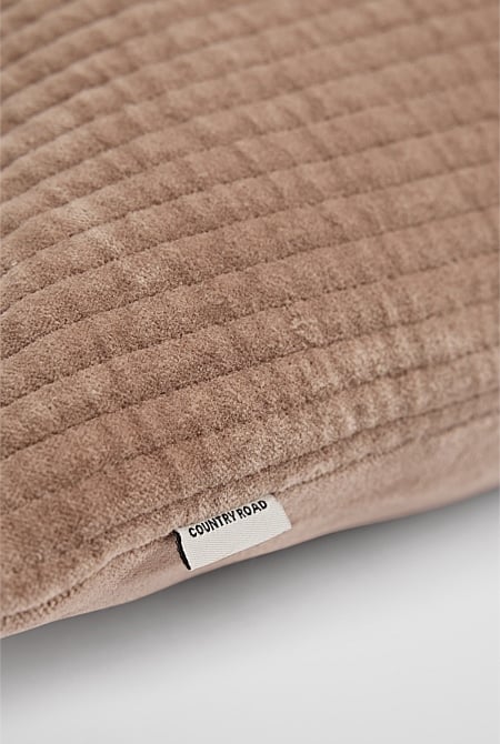 Marlon Organically Grown Cotton Velvet 55x55 Cushion