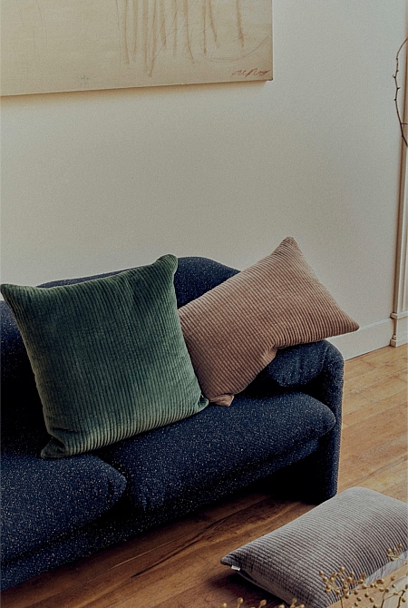 Marlon Organically Grown Cotton Velvet 40x60 Cushion