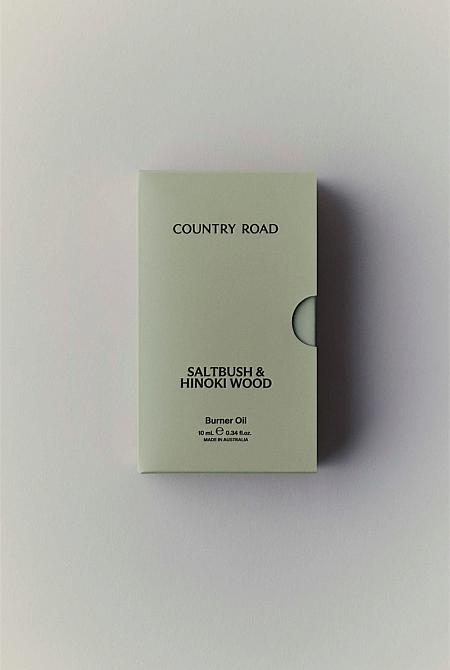 Australian Made Saltbush & Hinoki Wood Burner Oil 10mL
